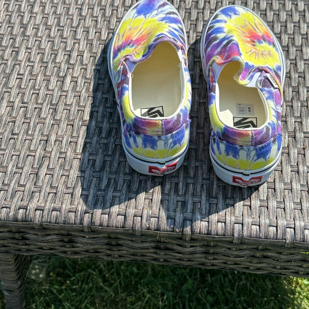 Vans Purple and Blue Tie-Dye Sneakers - Picture 4 of 5